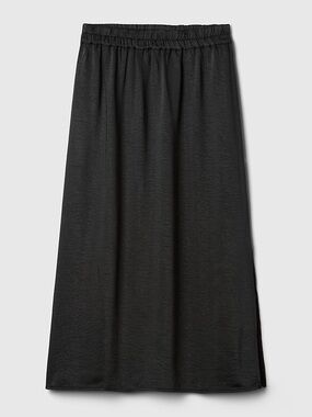NWT Gap Satin Midi Slip Skirt